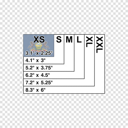 Pennsylvania State Flag Sticker