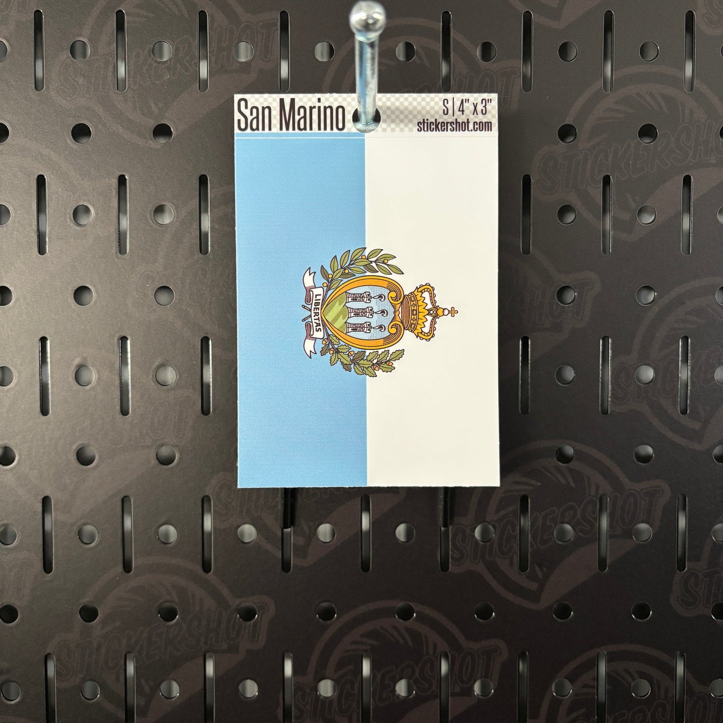 San Marino Flag Sticker