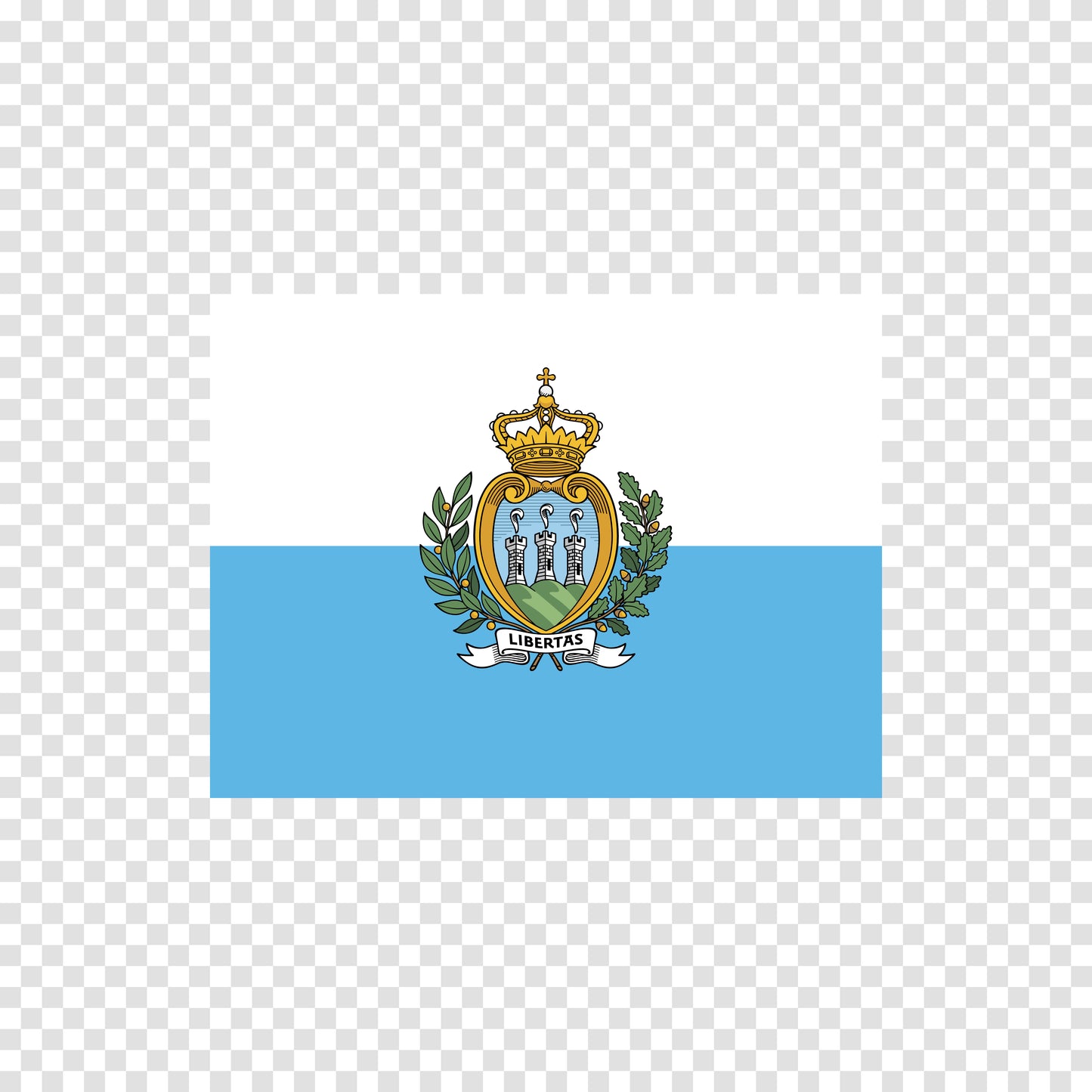 San Marino Flag Sticker