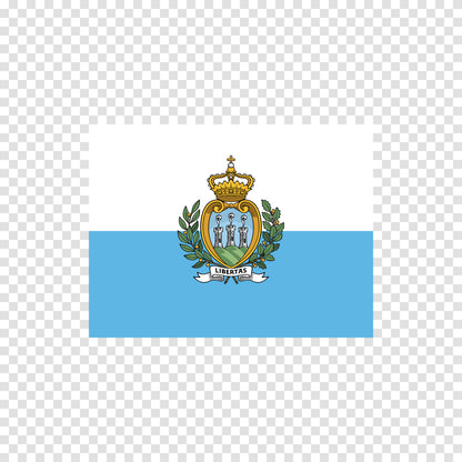 San Marino Flag Sticker