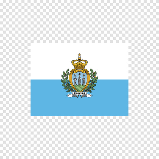 San Marino Flag Sticker
