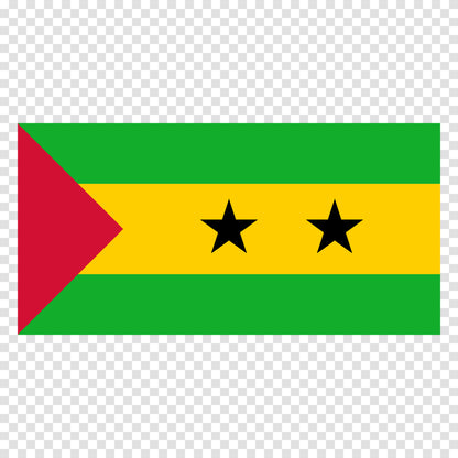 Sao Tome and Principe Flag Sticker