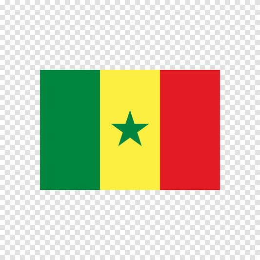 Senegal Flag Sticker