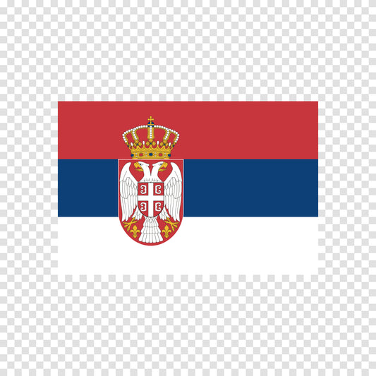 Serbia Flag Sticker