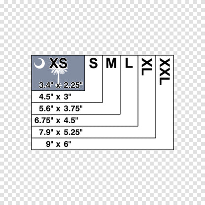 South Carolina State Flag Sticker