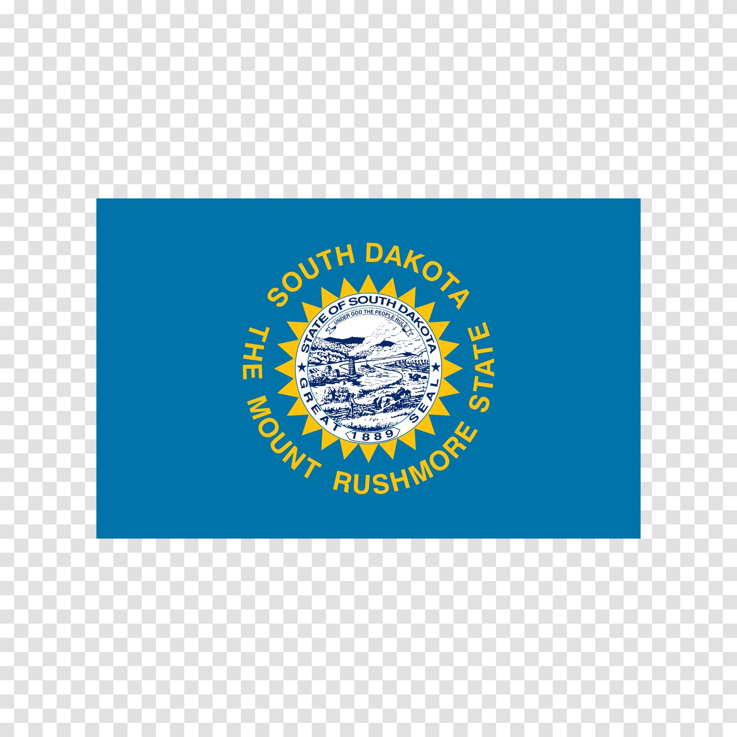 South Dakota State Flag Sticker