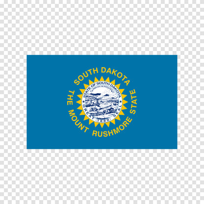 South Dakota State Flag Sticker