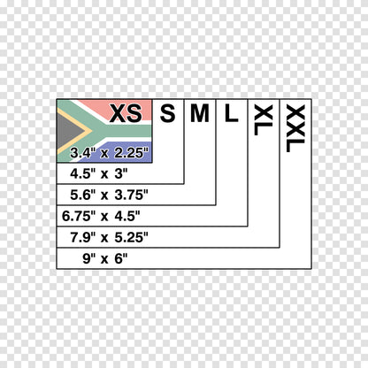 South Africa Flag Sticker