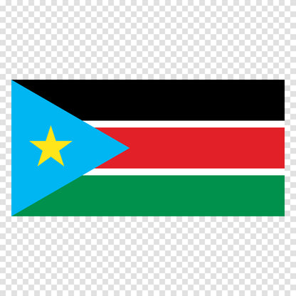 South Sudan Flag Sticker