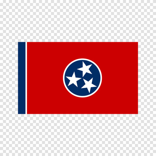 Tennessee State Flag Sticker