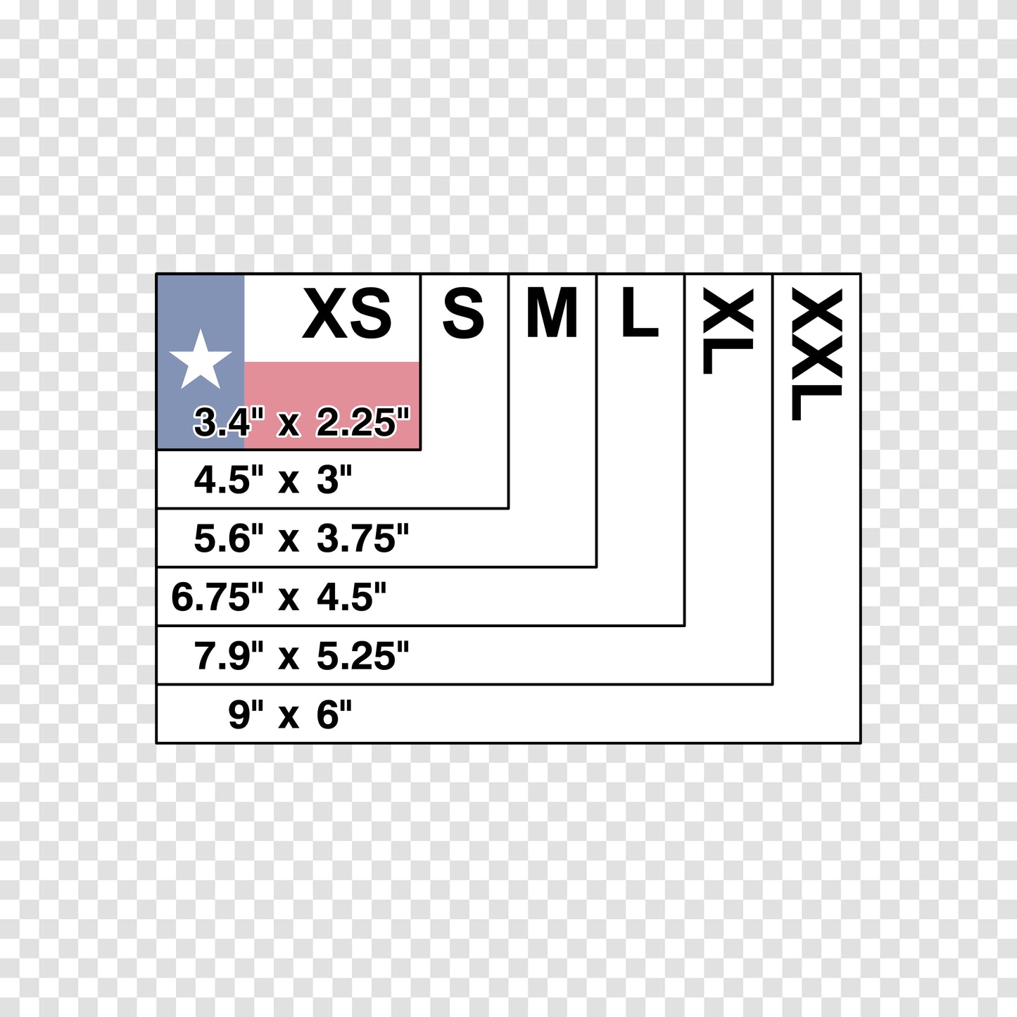 Texas State Flag Sticker