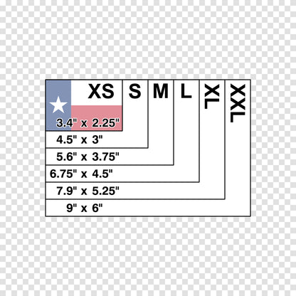 Texas State Flag Sticker
