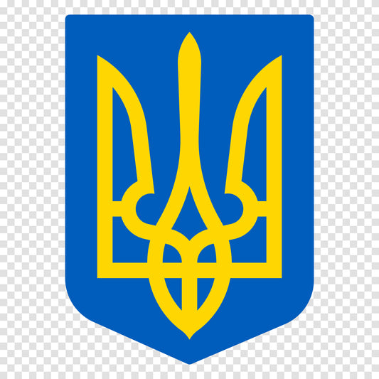 Ukraine Coat of Arms Sticker