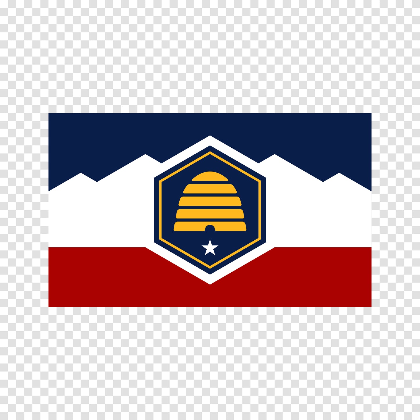 Utah State Flag Sticker