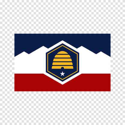 Utah State Flag Sticker