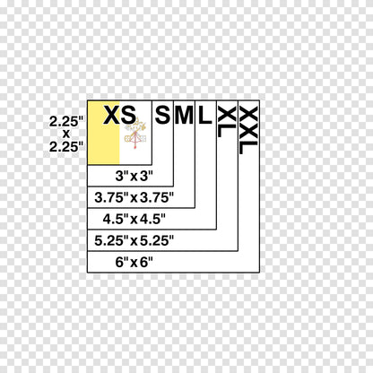 Vatican Flag Sticker