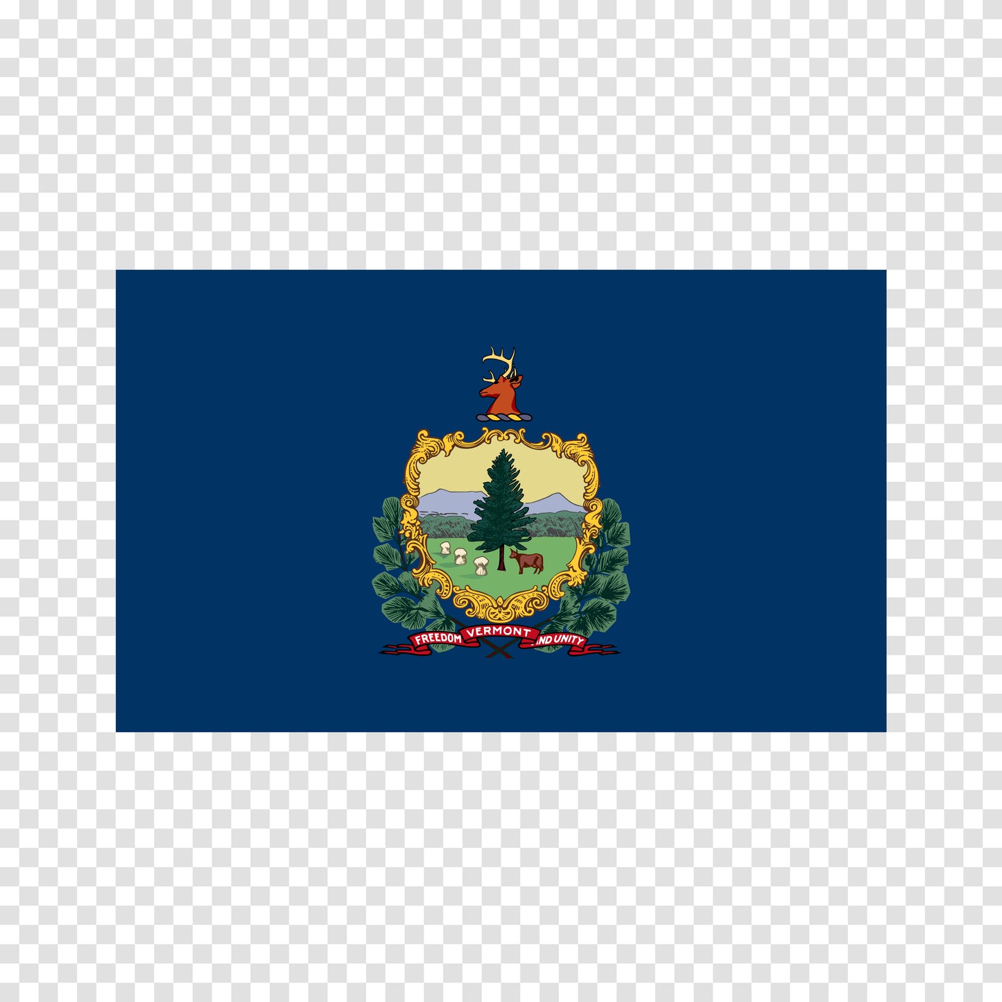 Vermont State Flag Sticker