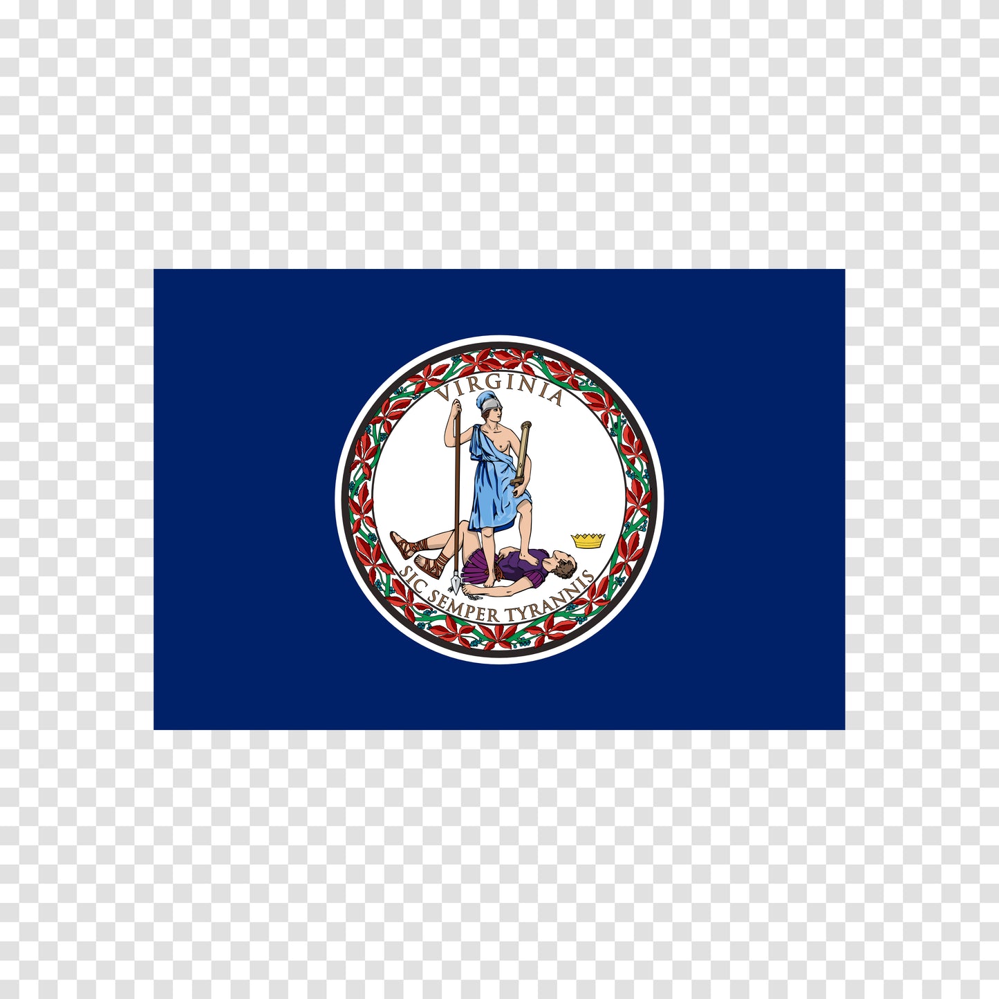 Virginia State Flag Sticker