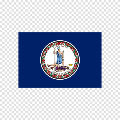 Virginia State Flag Sticker