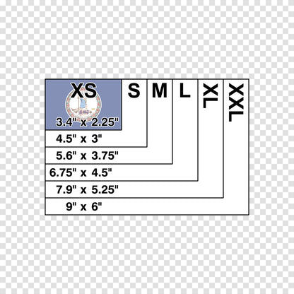 Virginia State Flag Sticker