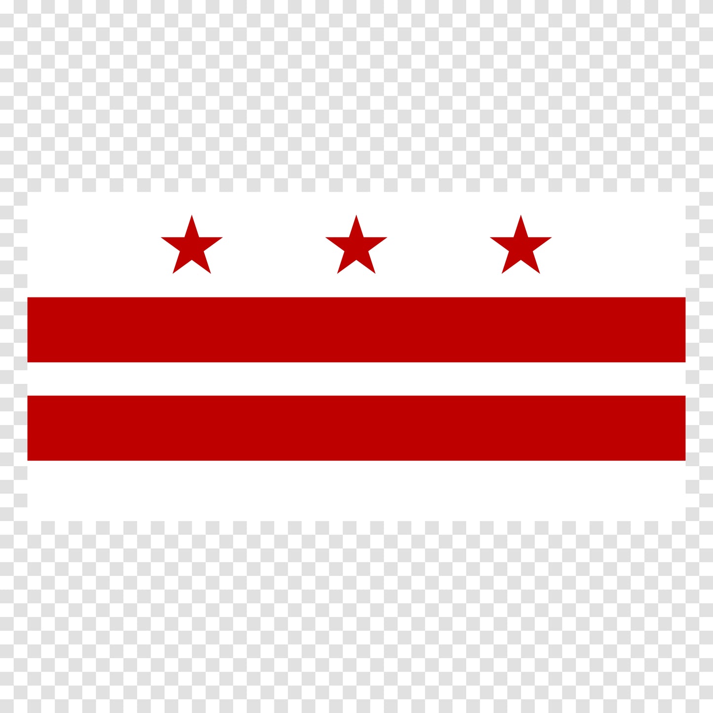 Washington DC Flag Sticker