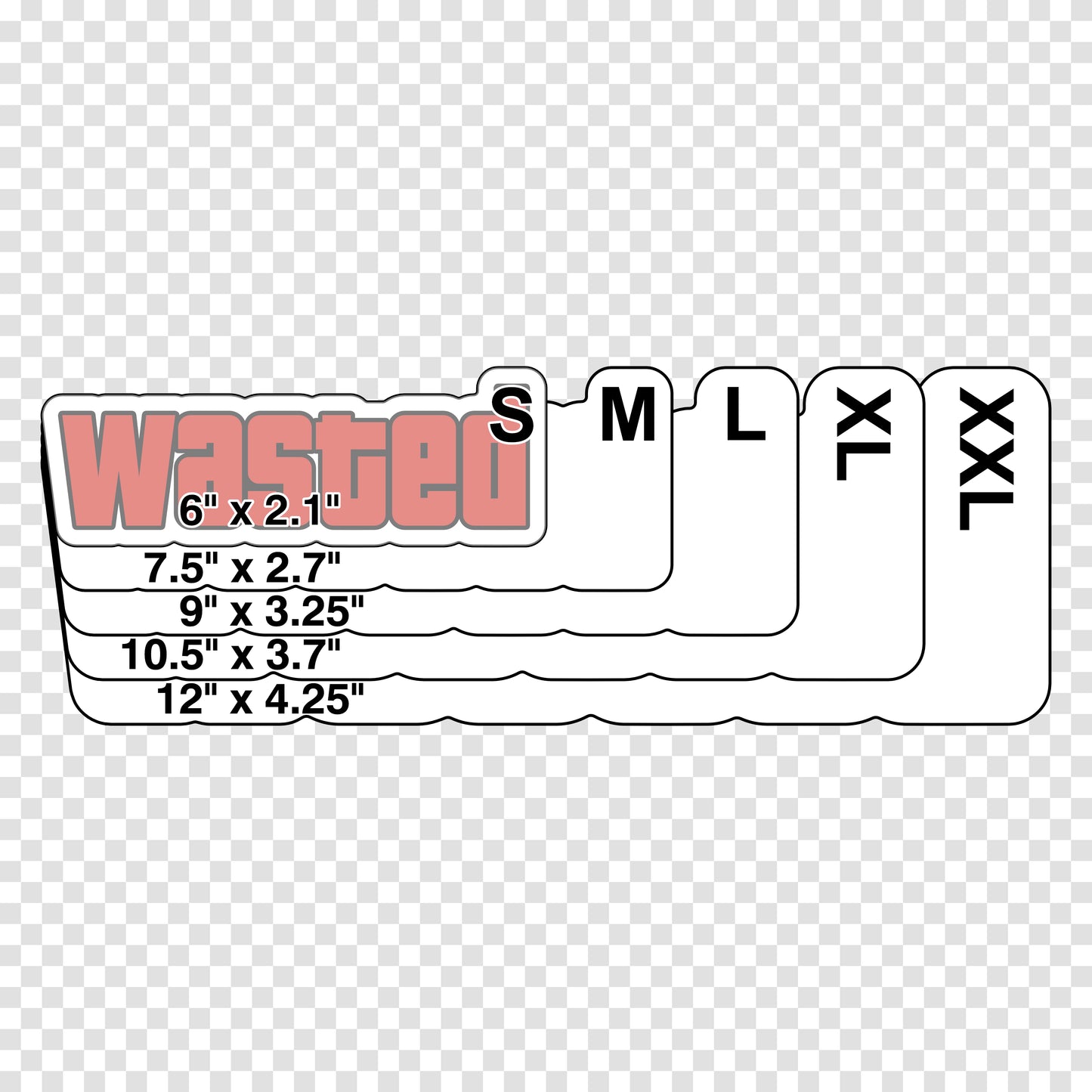 Wasted Sticker